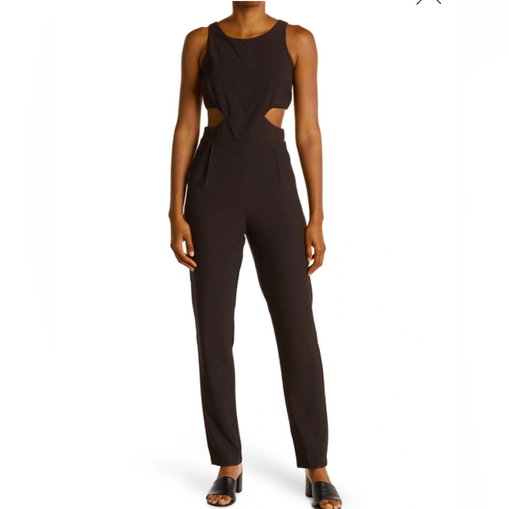 Lucy Paris Black Cutout Pants Jumpsuit - New with Tags